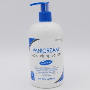 Vanicream Moisturizing Lotion for Sensitive Skin 16oz Pump Bottle Fragrance Free